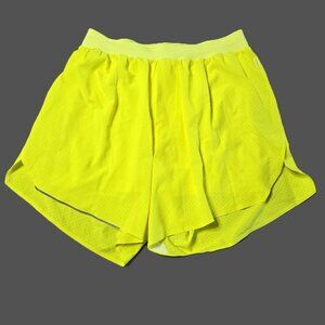 Lululemon Sz Small Women Neon Hotty Hot Low Rise Lined 4" Shorts
